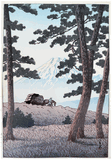Evening at Tagonoura by Kawase Hasui