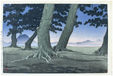 The Beach at Kaiganji by Kawase Hasui