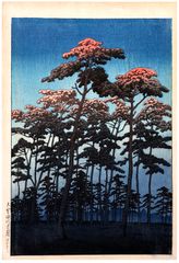 Hikawa Park at Omiya by Kawase Hasui Gift Seal