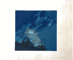 Himeji Castle by Kawase Hasui