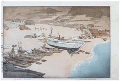 Boshu Beach by Hiroshi Yoshida