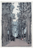 Cryptomeria Avenue by Hiroshi Yoshida