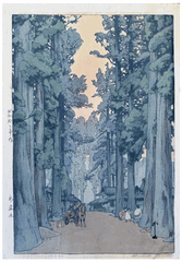 Cryptomeria Avenue by Hiroshi Yoshida