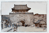Dainan Gate in Mukden by Hiroshi Yoshida