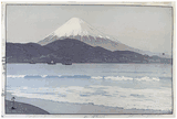 Fujiyama from Miho by Hiroshi Yoshida