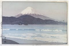 Fujiyama from Miho by Hiroshi Yoshida