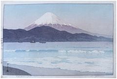 Fujiyama from Miho by Hiroshi Yoshida