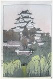 Himeji Castle Morning by Hiroshi Yoshida
