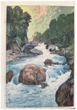Kurobe River by Hiroshi Yoshida