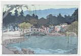Maruyama Park in Kyoto by Hiroshi Yoshida