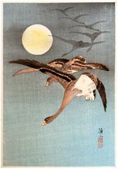 Homing Geese by Ito Sozan