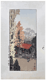 Icho in Autumn by Hiroshi Yoshida