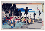Inari Shrine at Oji by Ando Hiroshige