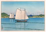 Inland Sea by Kawase Hasui 1st Ed.