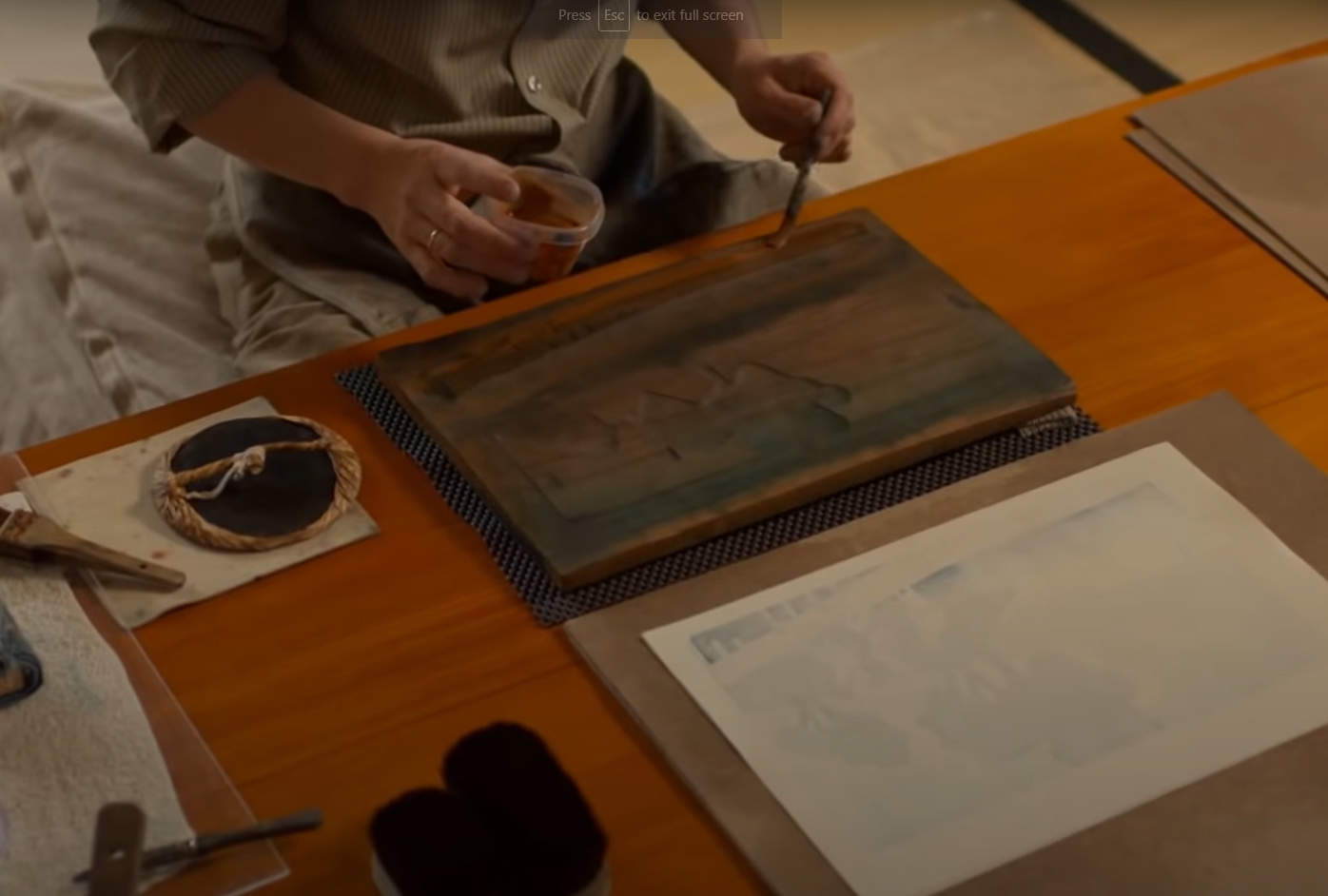 Japanese Woodblock Printing Techniques by Master Keiji Shinohara