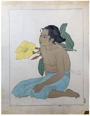 Jeune Fille de Saipan by Paul Jacoulet
