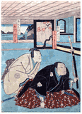 Kabuki Actors by Hirosada Utagawa