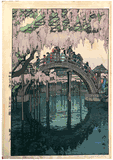 Kameido Bridge by Hiroshi Yoshida