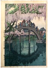Kameido Bridge by Hiroshi Yoshida