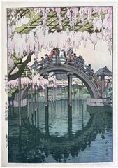 Kameido Bridge by Hiroshi Yoshida