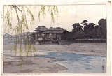 Kamogawa in Kyoto by Hiroshi Yoshida