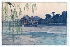 Kamogawa in Kyoto Hiroshi Yoshida