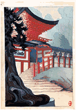Kasuga Shrine in Nara by Elisabeth Eaton Burton