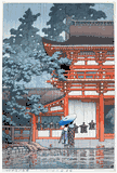 Kasuga Shrine in Nara by Kawase Hasui