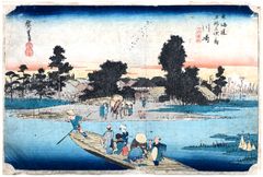 53 Stations of the Tokaido 'Hoeido' #3 by Ando Hiroshige