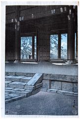 Chionin Temple in Kyoto by Kawase Hasui