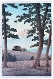 Evening at Tagonoura by Kawase Hasui