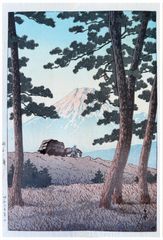 Evening at Tagonoura by Kawase Hasui