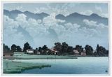 Kizaki Lake by Kawase Hasui 