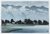 Kizaki Lake by Kawase Hasui 