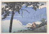 Matsubara Lake by Kawase Hasui