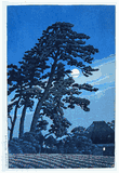 Moon at Magome by Kawase Hasui