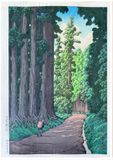 Road to Nikko by Kawase Hasui