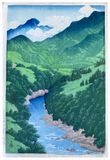 Yanagawa River by Kawase Hasui 