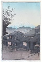 Mt. Fuji from Yuimachi by Kawase Hasui