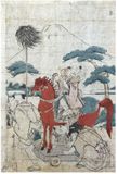 Kid on a Horse by Utamaro