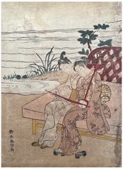 Kokyu Players by Suzuki Harunobu