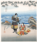 Kumagai and Atsumori by Hasegawa Sadanobu III