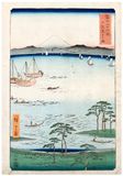 Kurodo Bay in Kazusa by Ando Hiroshige