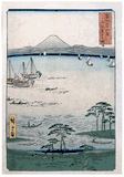 36 Views of Mt Fuji Kurudo Bay by Ando Hiroshige