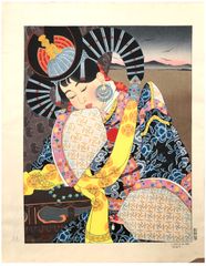 L'etoile de Gobi Mongol by Paul Jacoulet