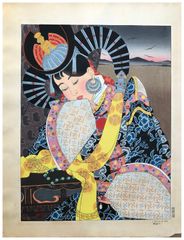 L'etoile de Gobi Mongol by Paul Jacoulet