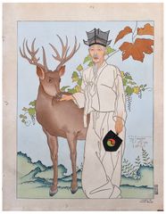 La Longevite by Paul Jacoulet