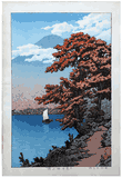 Lake Chuzenji at Nikko by Kawase Hasui