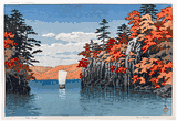 Lake Towada by Kawase Hasui