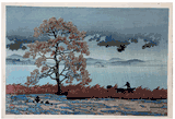 Lakeside Shower at Matsue by Kawase Hasui 6 mm Seal